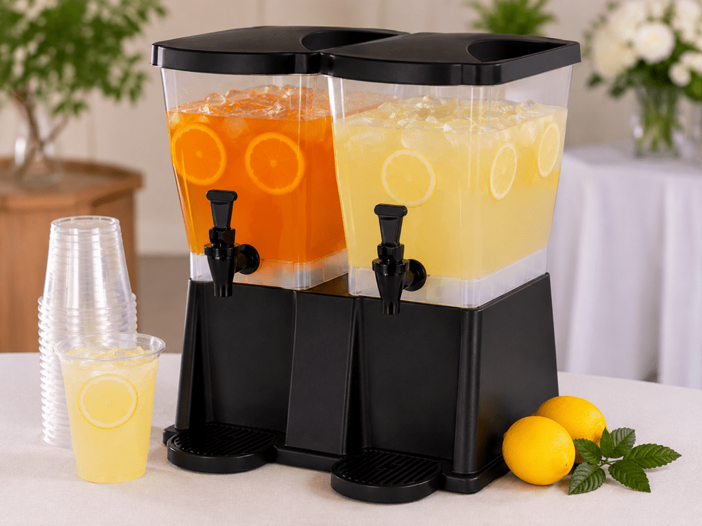 Dual beverage dispenser