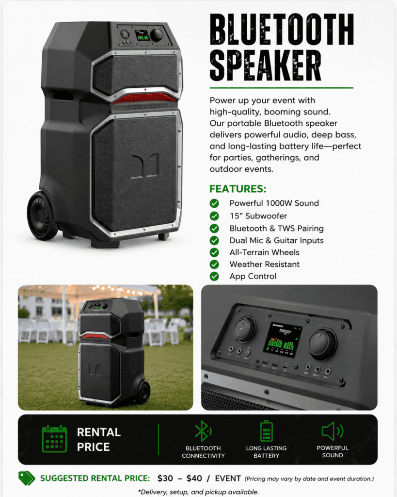 Large bluetooth speaker